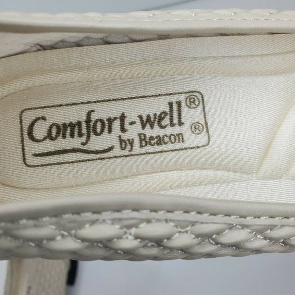 Stretch'n Form by Beacon Beige Women Comfort Shoes Size 8.5/9/10 New - Picture 7 of 10